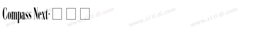 Compass Next字体转换